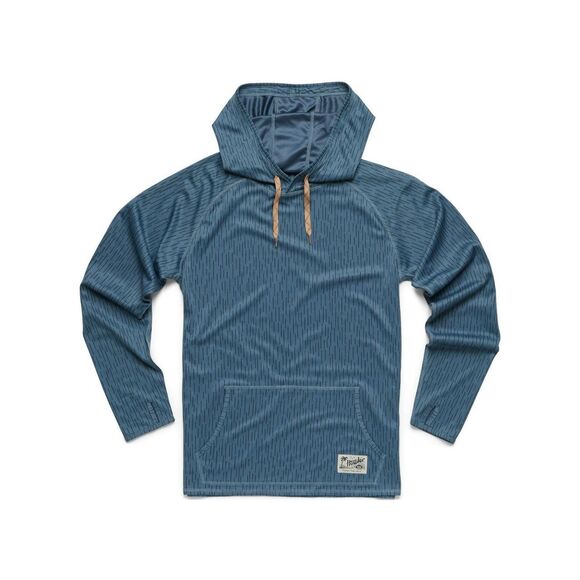 Howler Brothers NWT Loggerhead Hoodie Medium Deluge Camo/Pacific Blue - Picture 1 of 4